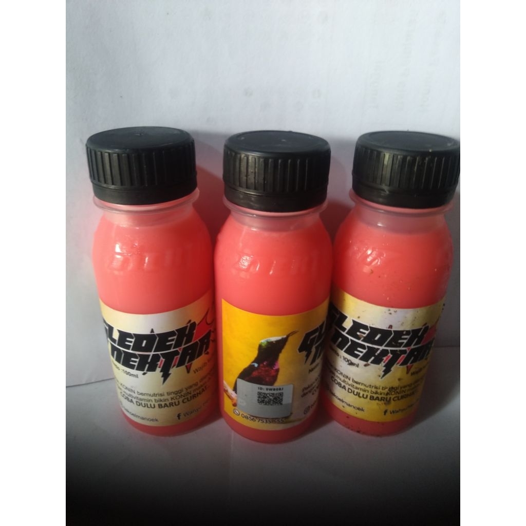 gledeg nektar 100ml pakan burung konin