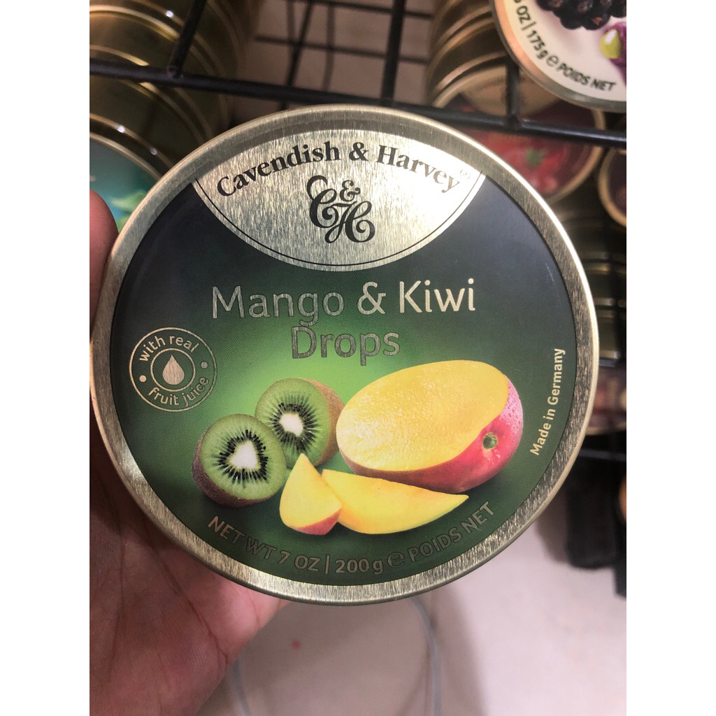 

Permen Cavendish & Harvey Mango Kiwi Drops
