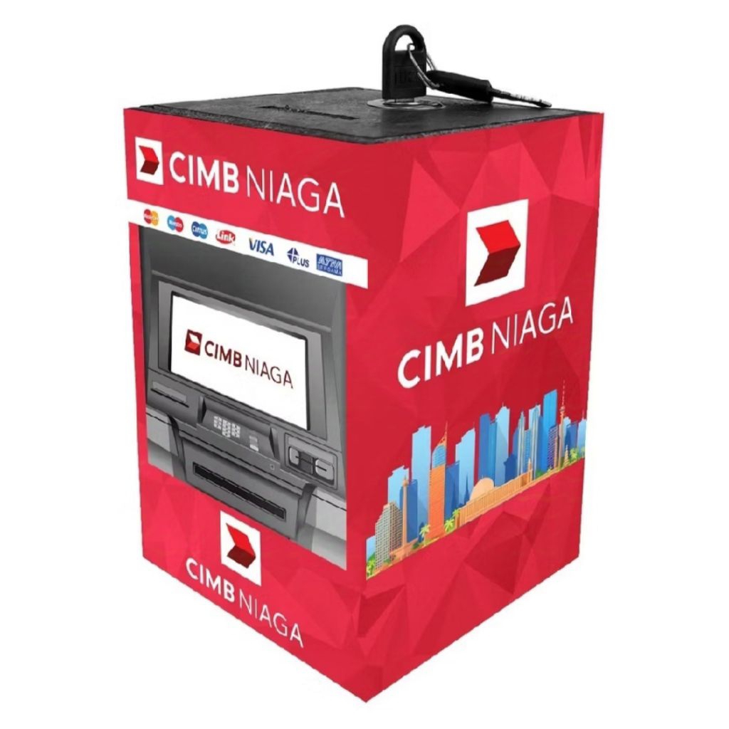 celengan karakter custom foto anak + kunci JUMBO