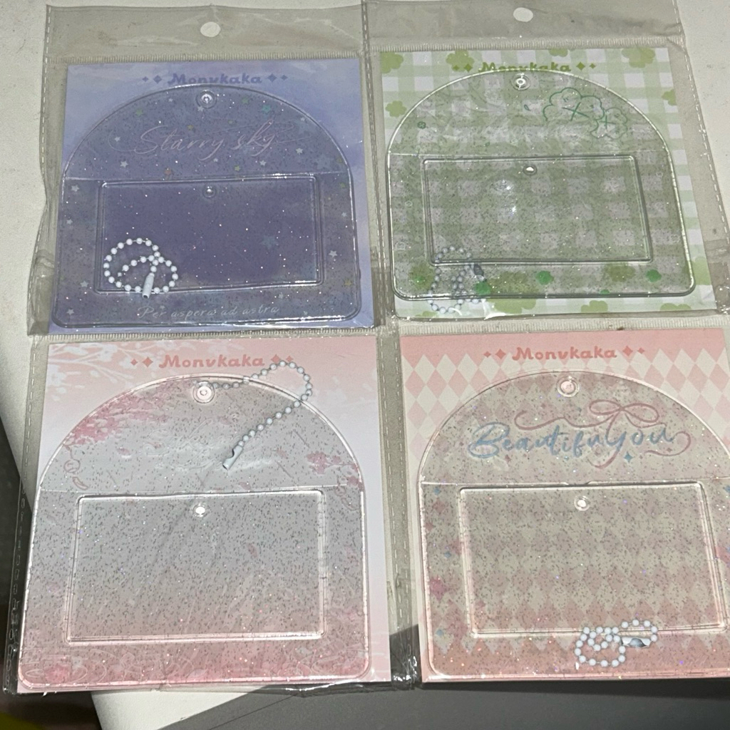 

id card holder cahol photocard landscape pvc