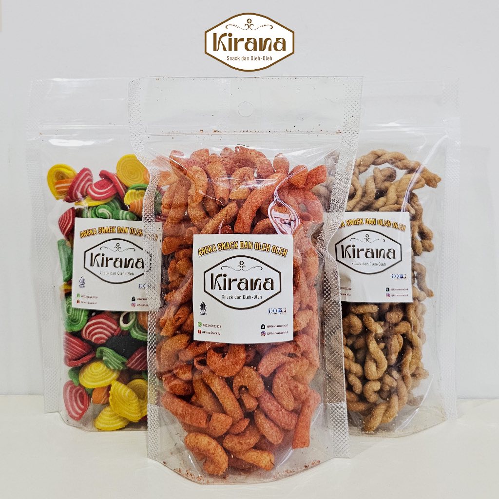 

KiranaSnackGrosir - Snack Kiloan Makaroni Pedas 200gr - Snack Kiloan/Soes Kering/Kembang Ribut