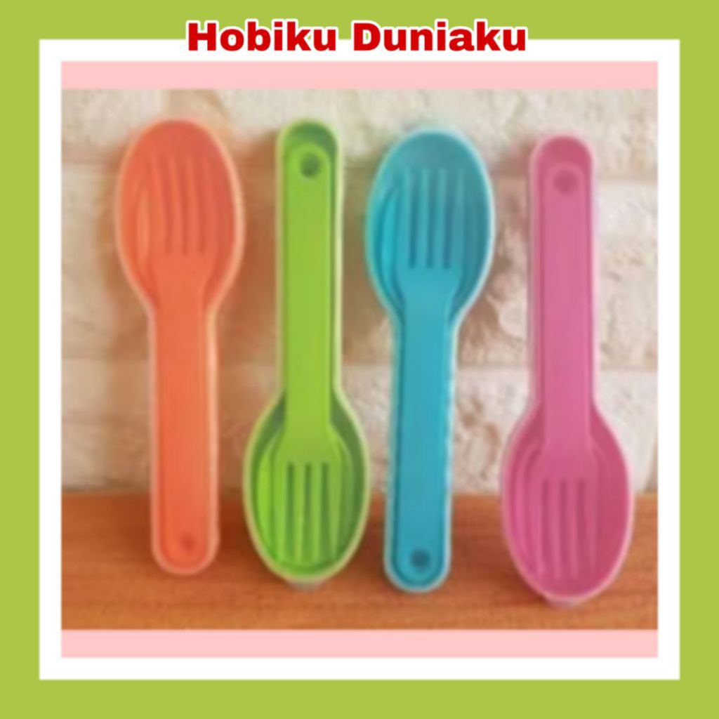 SET SENDOK GARPU MAKAN BEKAL ANAK / SENDOK BENTO TRAVELLING
