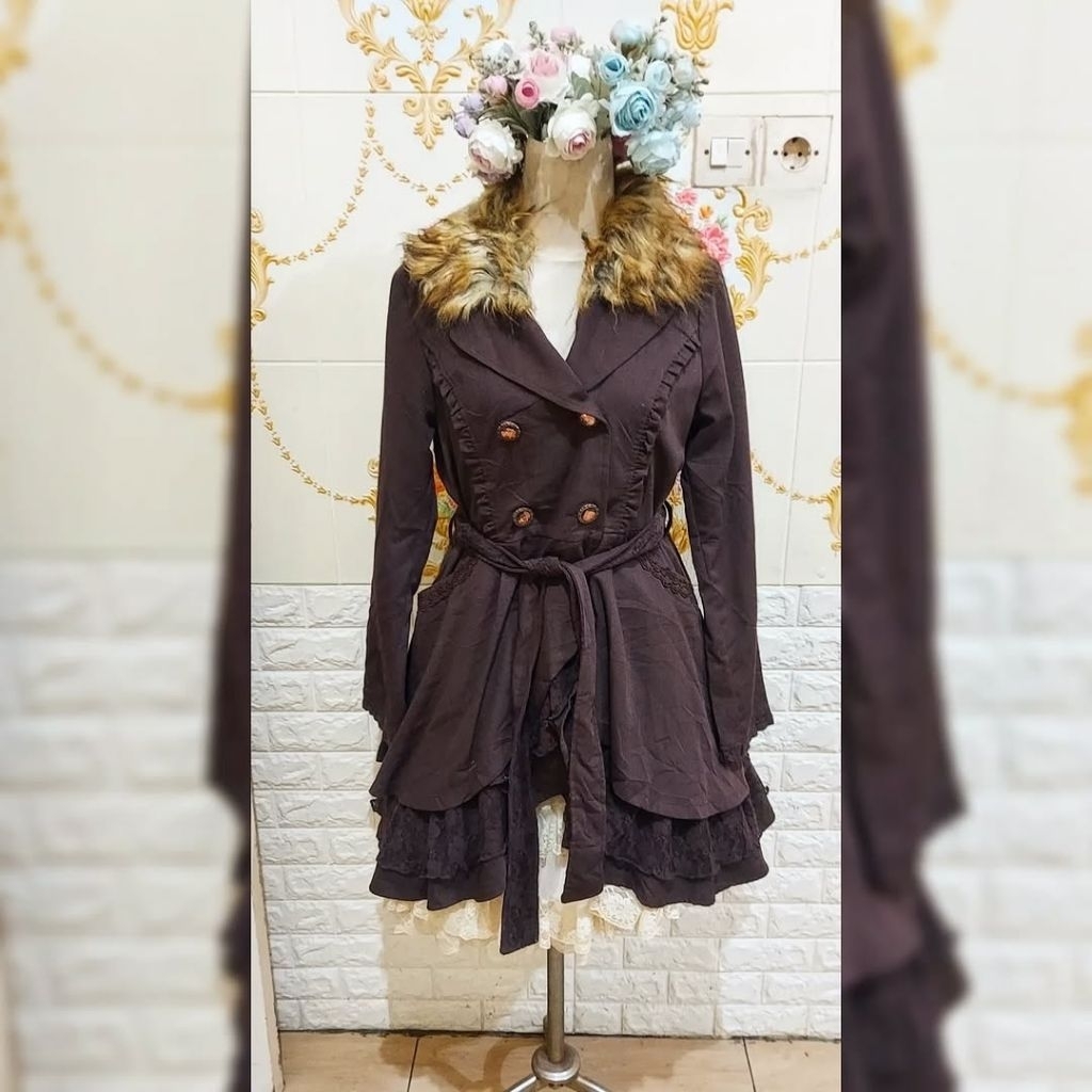 Axes Femme Brown Coat