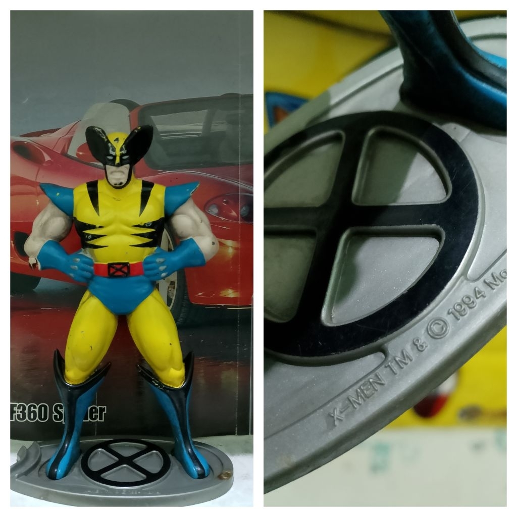 mainan x men dan teropong batman jadul second baik