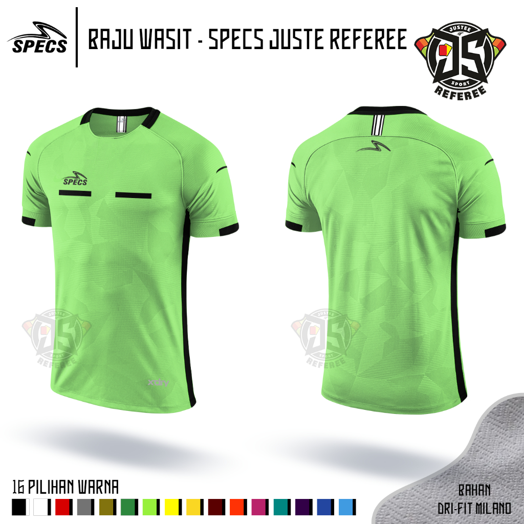 BAJU WASIT SPECS JUSTEE REFEREE 2020/21 ( 16 WARNA )