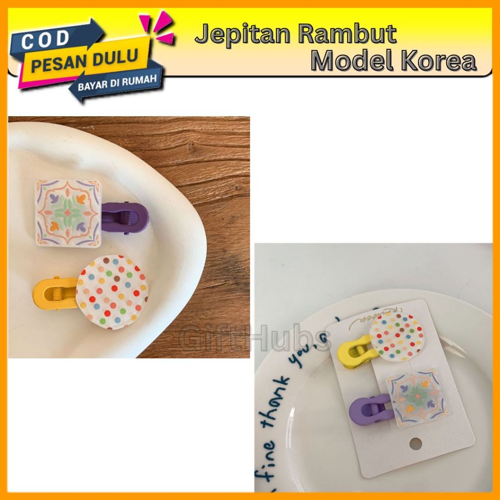 Jepitan Rambut , 2 buah Jepitan Rambut Manis Jepitan Rambut Anak-anak Jepitan Rambut Warna Permen un
