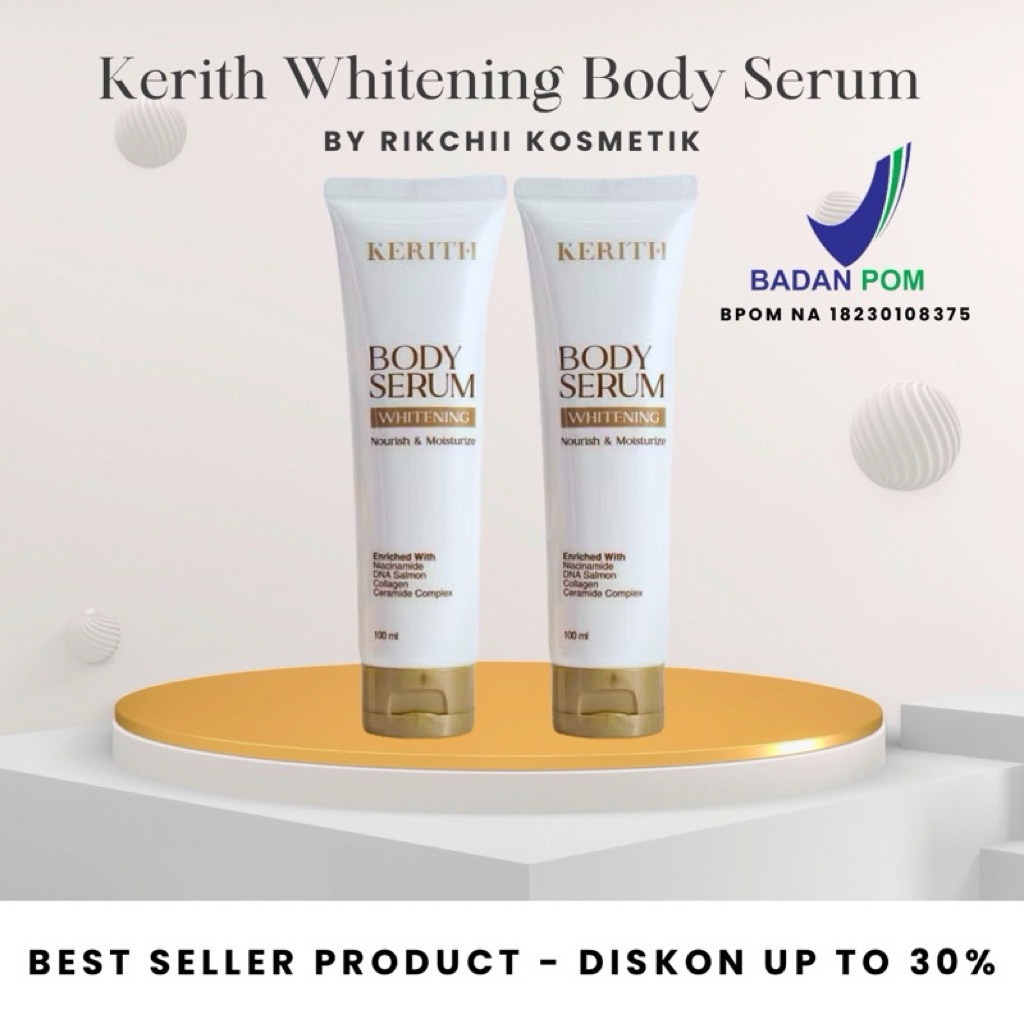 BODY SERUM KERITH BODY LOTION WHITENING SALMON DNA