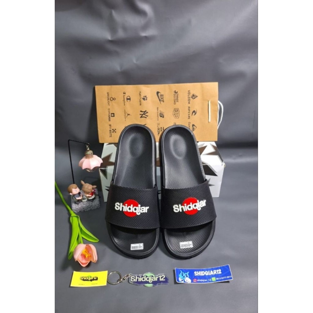 sandal slop pria custom