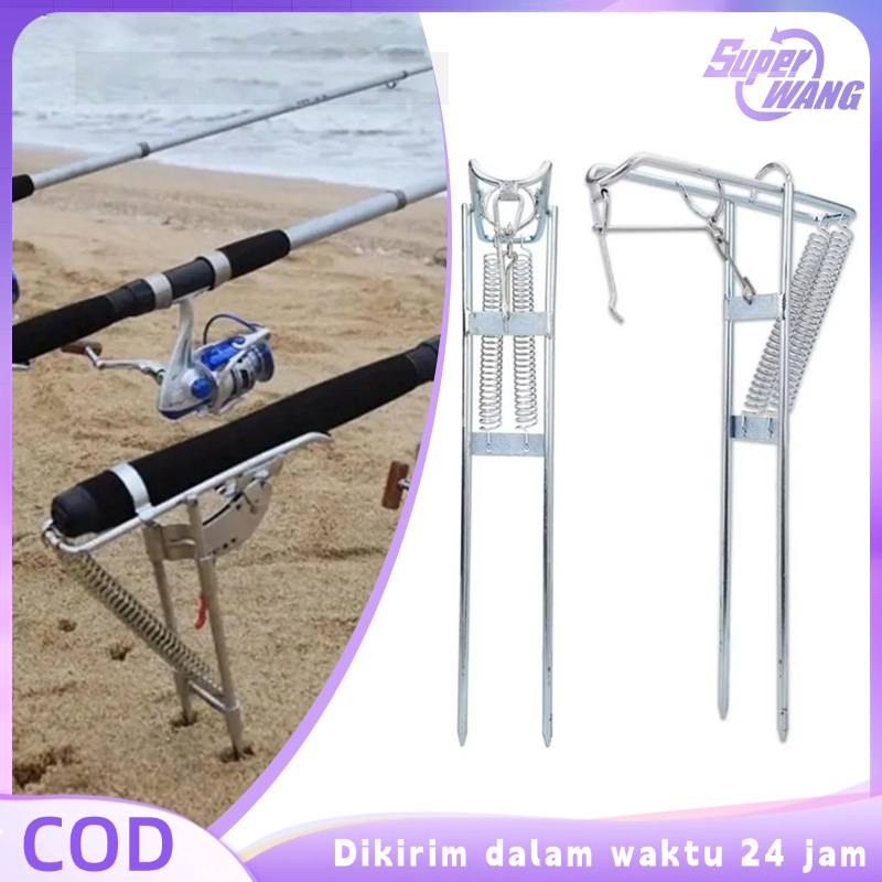 Bracket Joran Pancing Otomatis Cagak Joran Pancing Spring Lifting Dudukan Joran Pancing Stand Holder