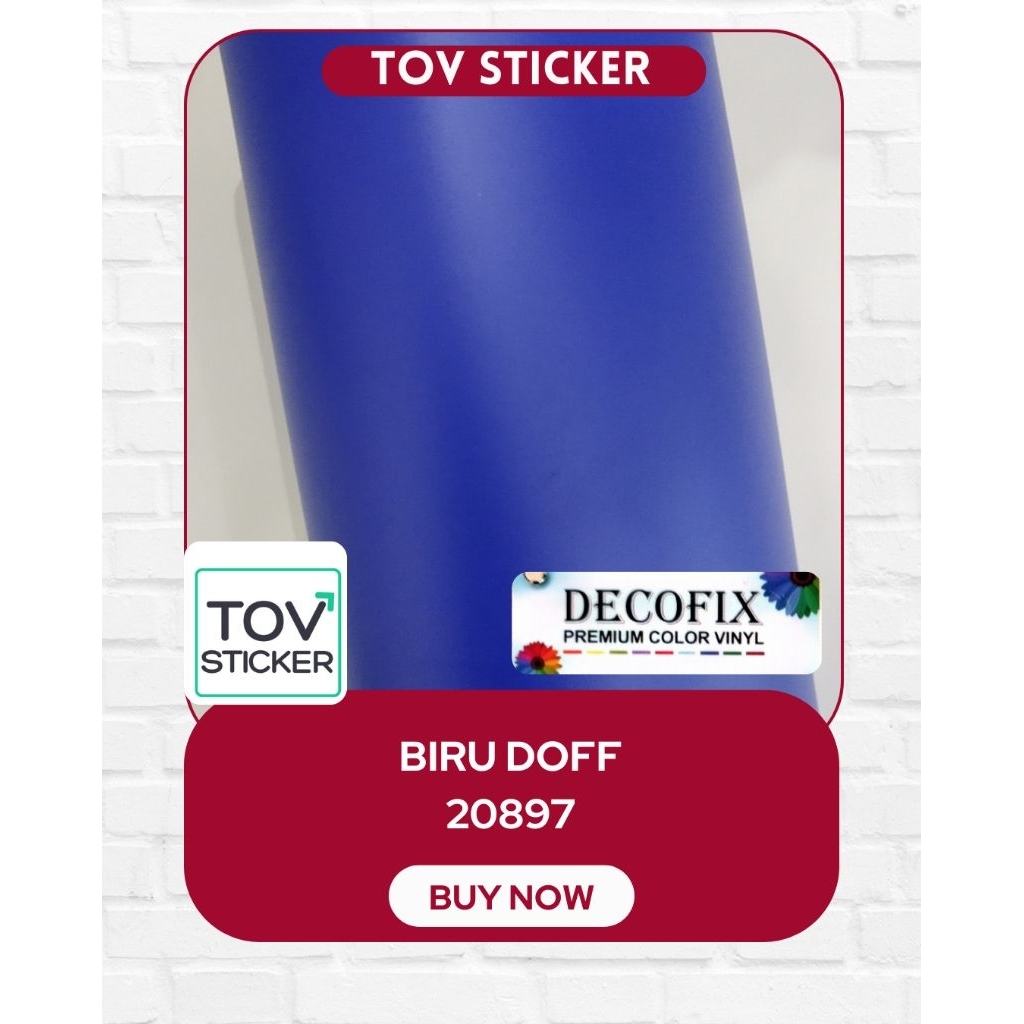 STICKER BIRU DOFF/ SKOTLET BIRU DOFF
