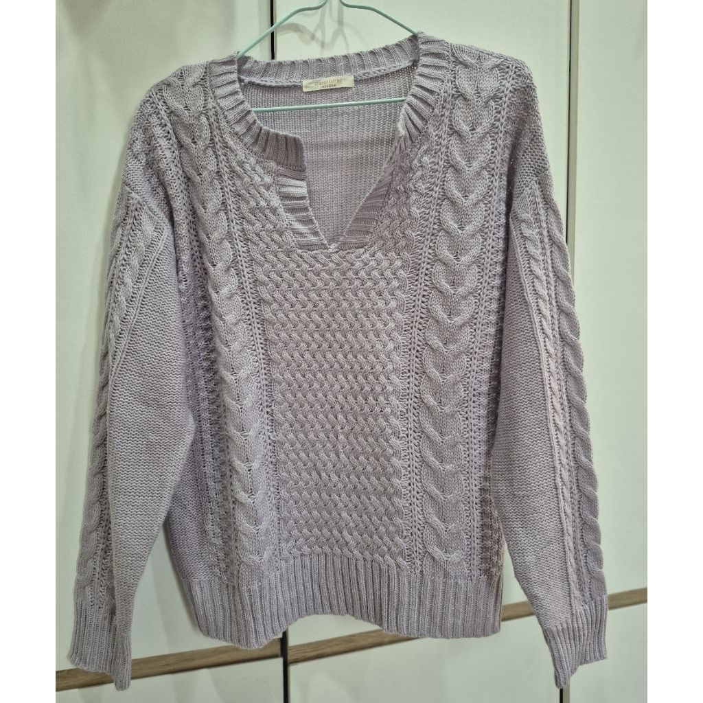 Sweater Rajut Lilac