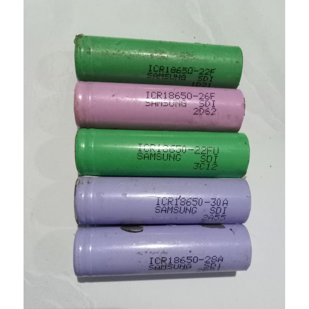 Baterai 18650 Laptop Copotan Samsung Second