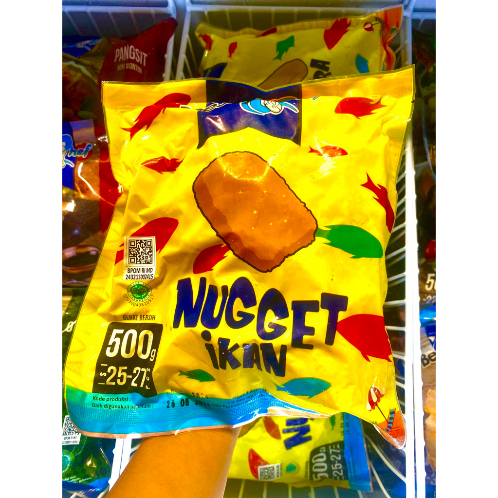 

Nugget Ikan 500gr BeeJay Chef / naget ikan frozen