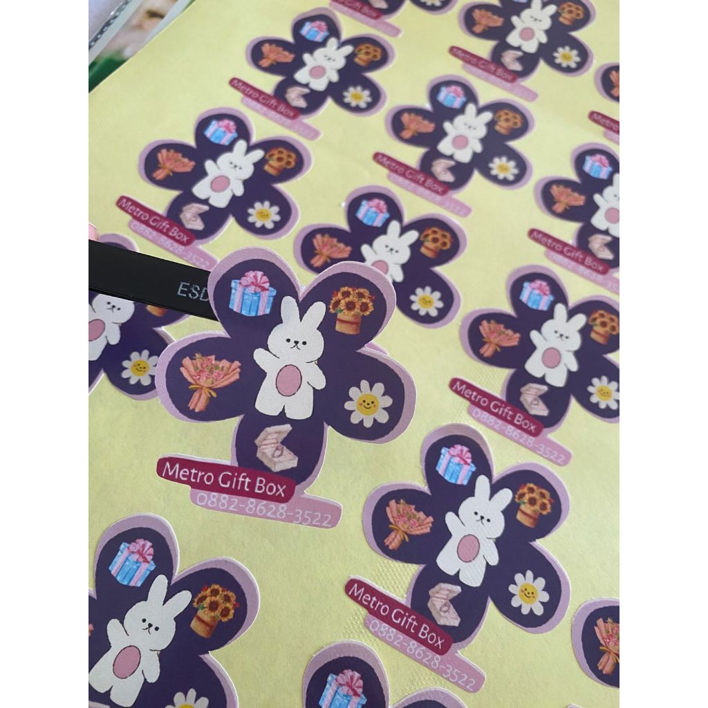 

Cetak Stiker Vynil, Cromo, Transparan Cutting Putus Die Cut / Potong Pola
