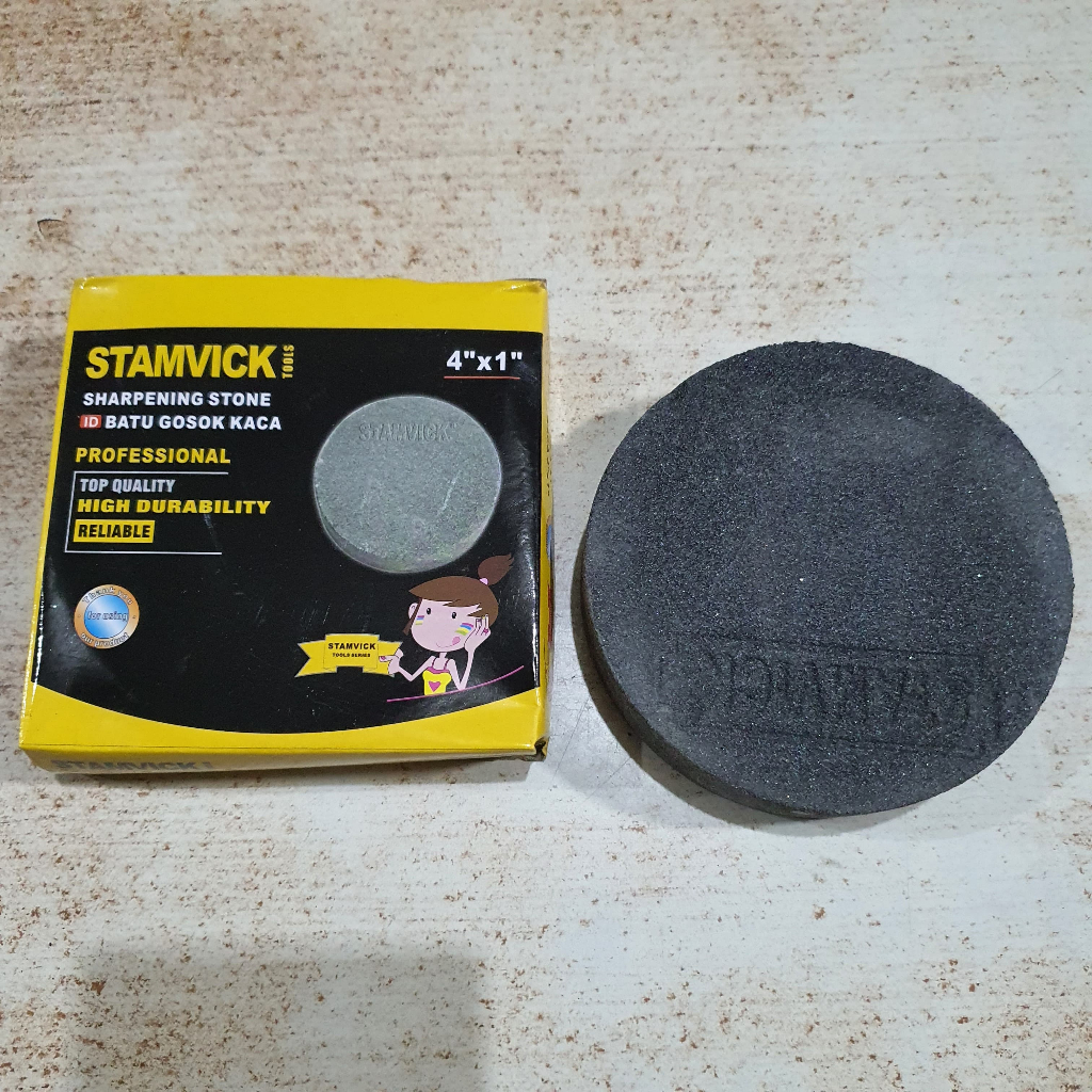 [STAMVICK] BATU GOSOK KACA | BATU ASAH KACA 4 INCH
