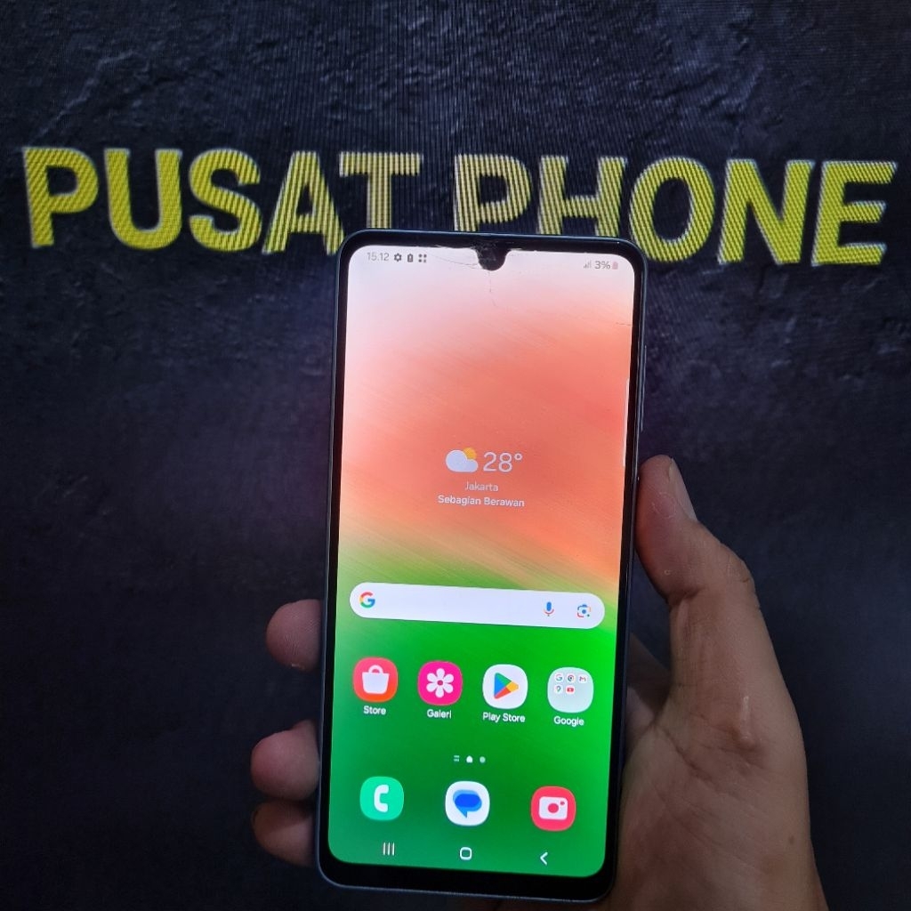 lcd samsung a33 5g original copotan minus kaca retak