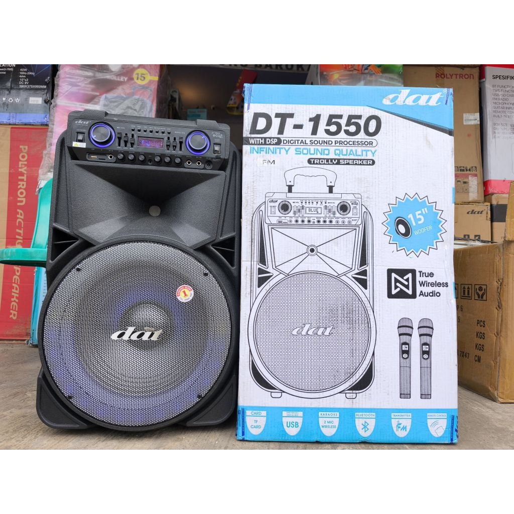 speaker dat DT-1550 speaker dat equalizer bluetooth