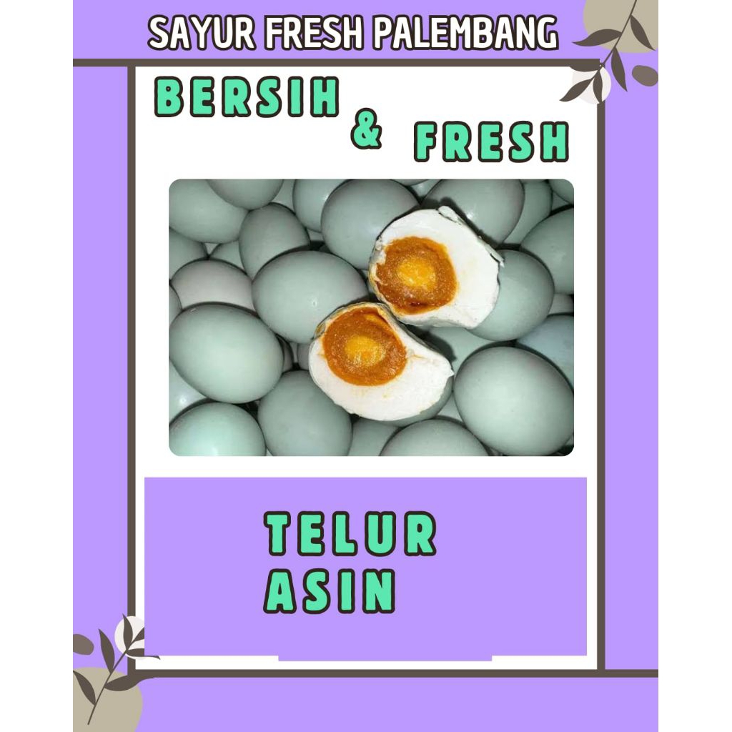

TELUR ASIN FRESH & BERSIH PALEMBANG