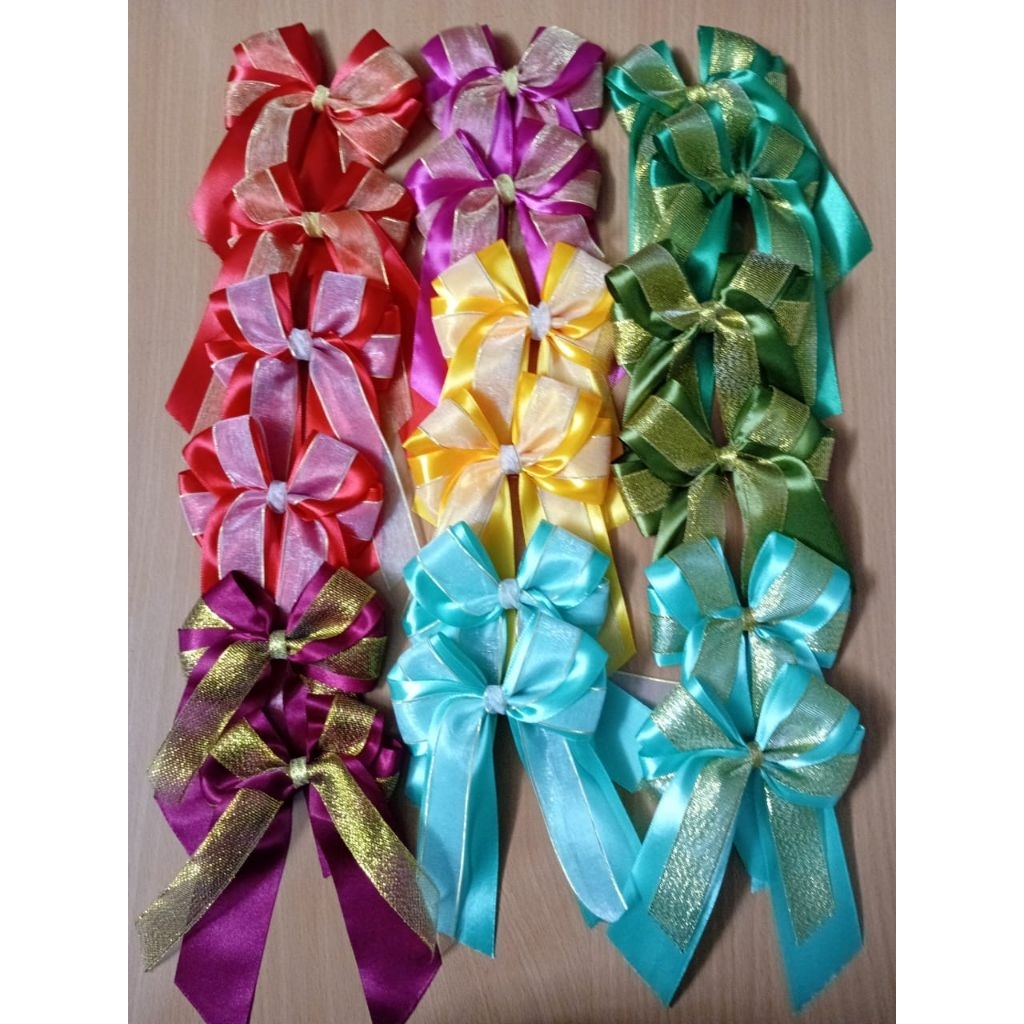 

PIta satin siap pakai /pita satin 2 warna/pita hampers