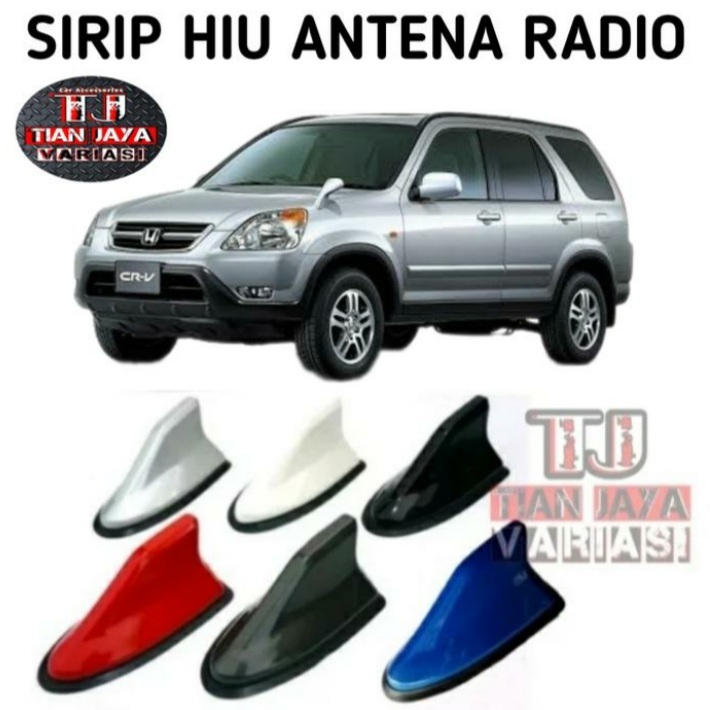 Antena Sirip Hiu Racing Sharkfin Mobil Honda CRV Gen-2 Shark Fin New Fungsi Sinyal Radio CR-V Konde 