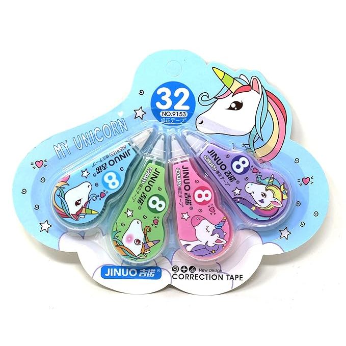 

Tipe X Pita Penghapus Pulpen Roll Correction Tape Tipex Set 4pcs Import COD 966