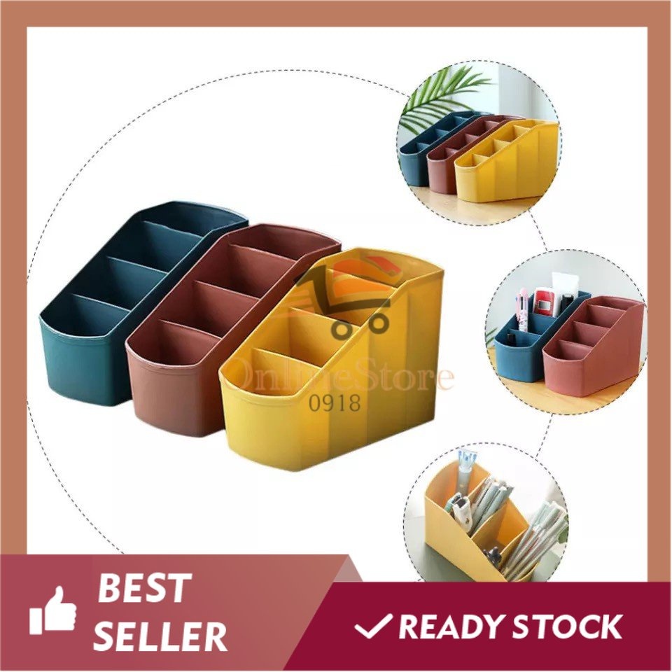 

OS -E205- Rak ATK 4 Sekat - Kotak Penyimpanan Alat Tulis Pena Pensil 4 Skat - Rak Tempat Alat Tulis