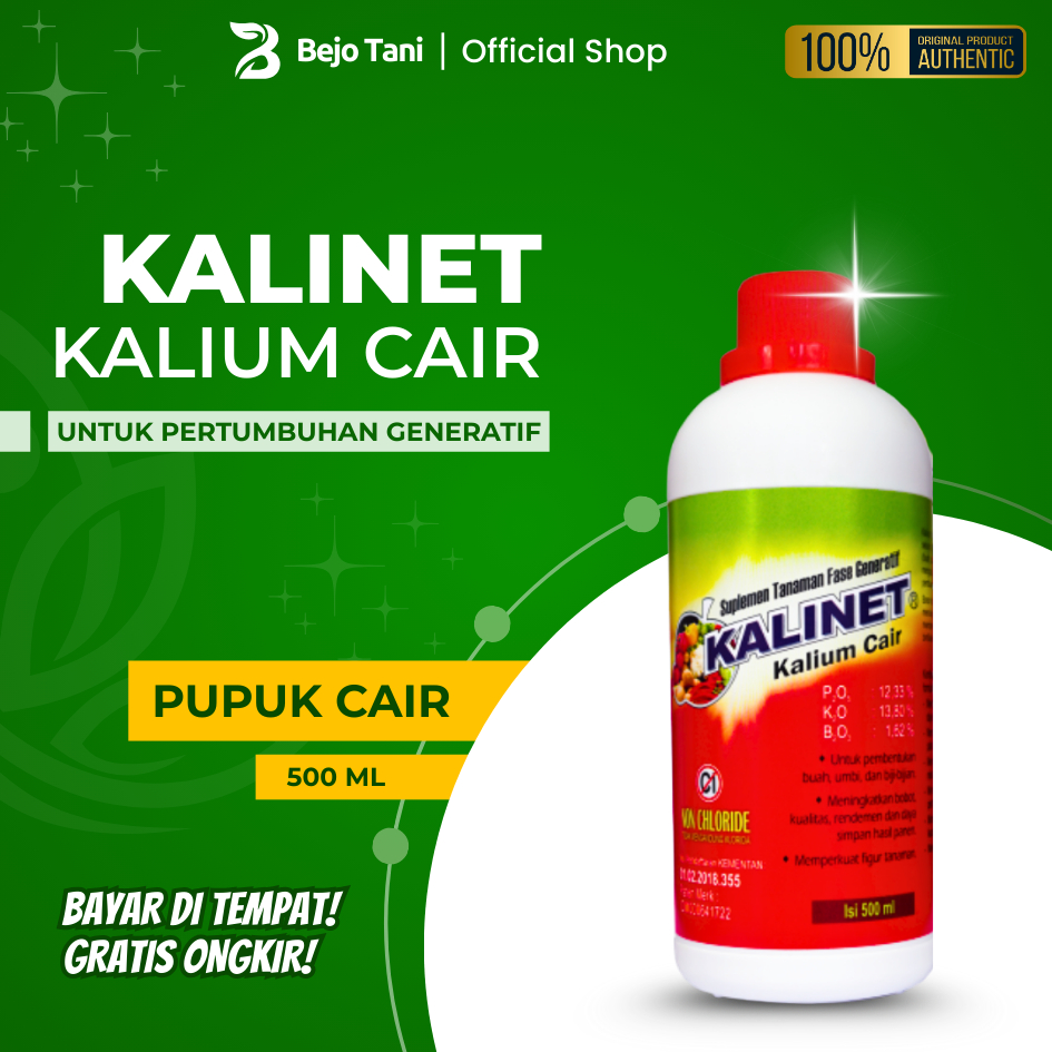 Pupuk Kalium KALINET 500ml Original MMT Kalium Phospat Boron Meningkatkan Kualitas dan Hasil Panen