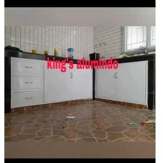 kitchen set aluminium / lemari kitchen set dapur / kitchen set