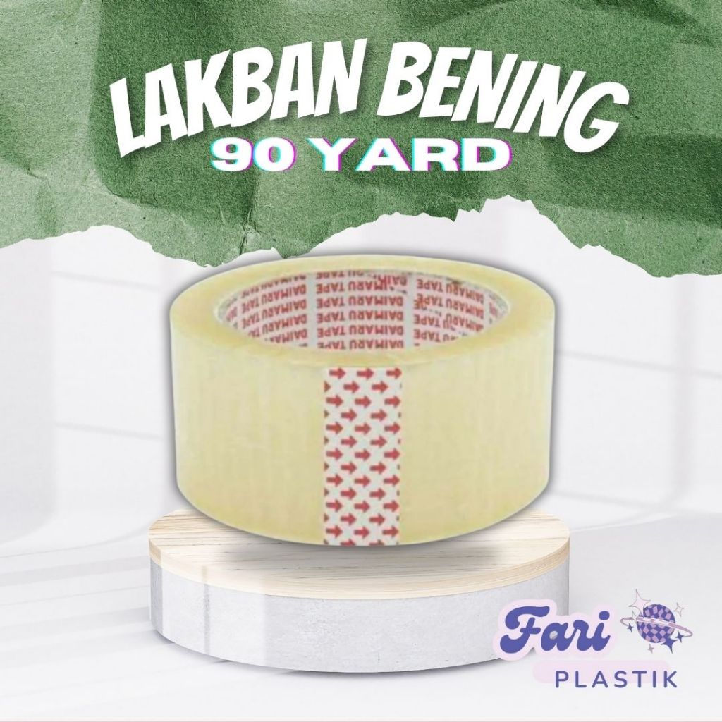 

Lakban Bening/ OPP Packaging Tape Murah 48mm 2inch 90yard TOP QUALITY!