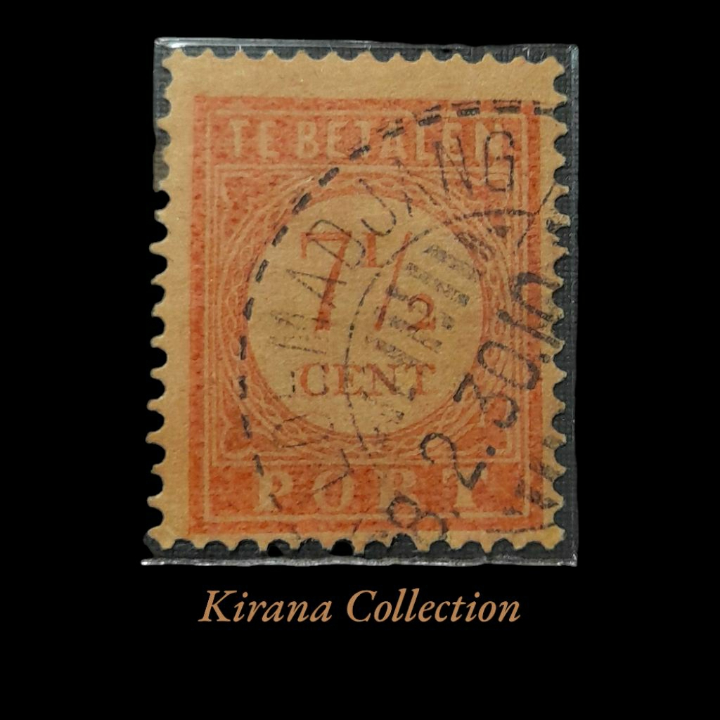 

CP.22 KOLEKSI PRANGKO NED INDIE ANGKA DAN TULISAN MERAH 7½ CENT 1940 CAP POS LOEMADJANG USED