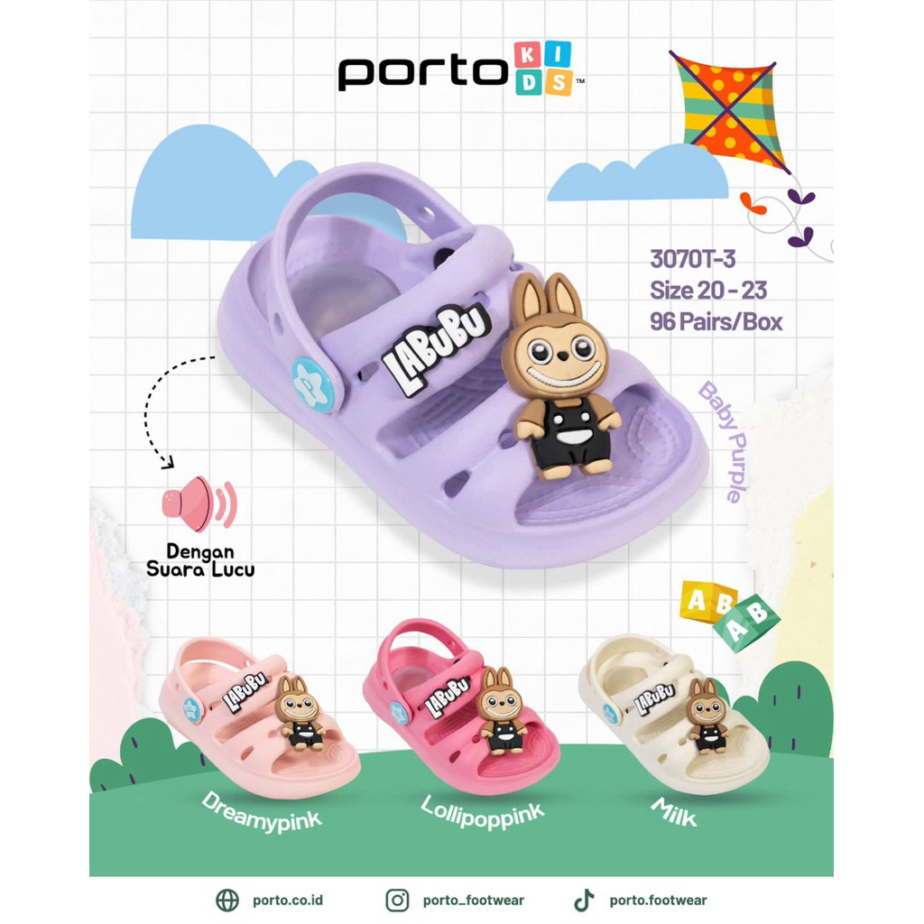 Sandal Baim 3070 Baby - sepatu baim anak bunyi - sandal baby anak bunyi - sandal anak baby lucu terb