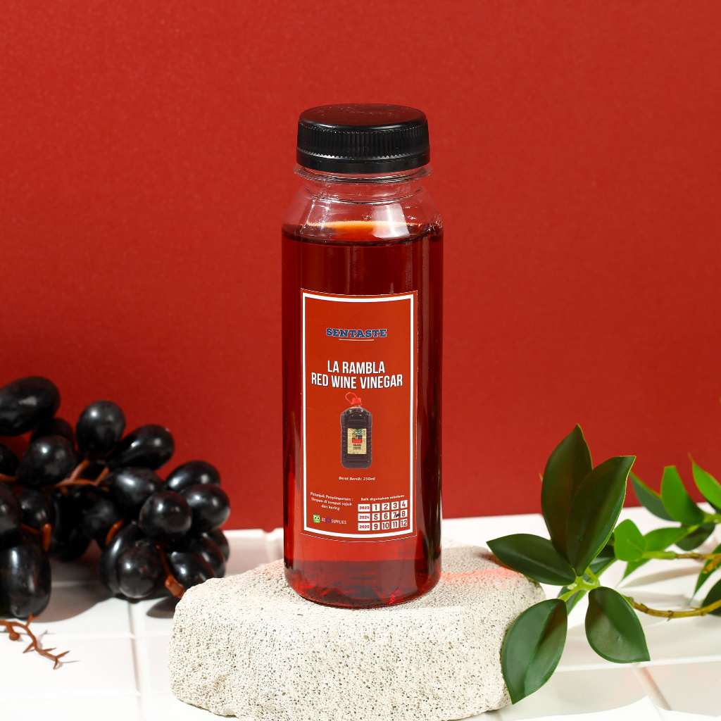 

La Rambla Red Wine Vinegar Repack 250ml - Larambla Cuka Anggur Merah