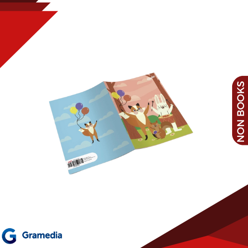 

Gramedia Medan - Estudee - Buku Tulis kwarto 38 Isi 10 Pcs Motif Animal (Random)