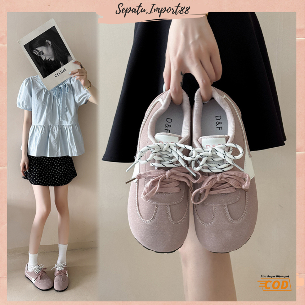 SEPATU IMPORT88 - SP 756 sepatu wanita import best seller kualitas bagus Casual Shoes Karet