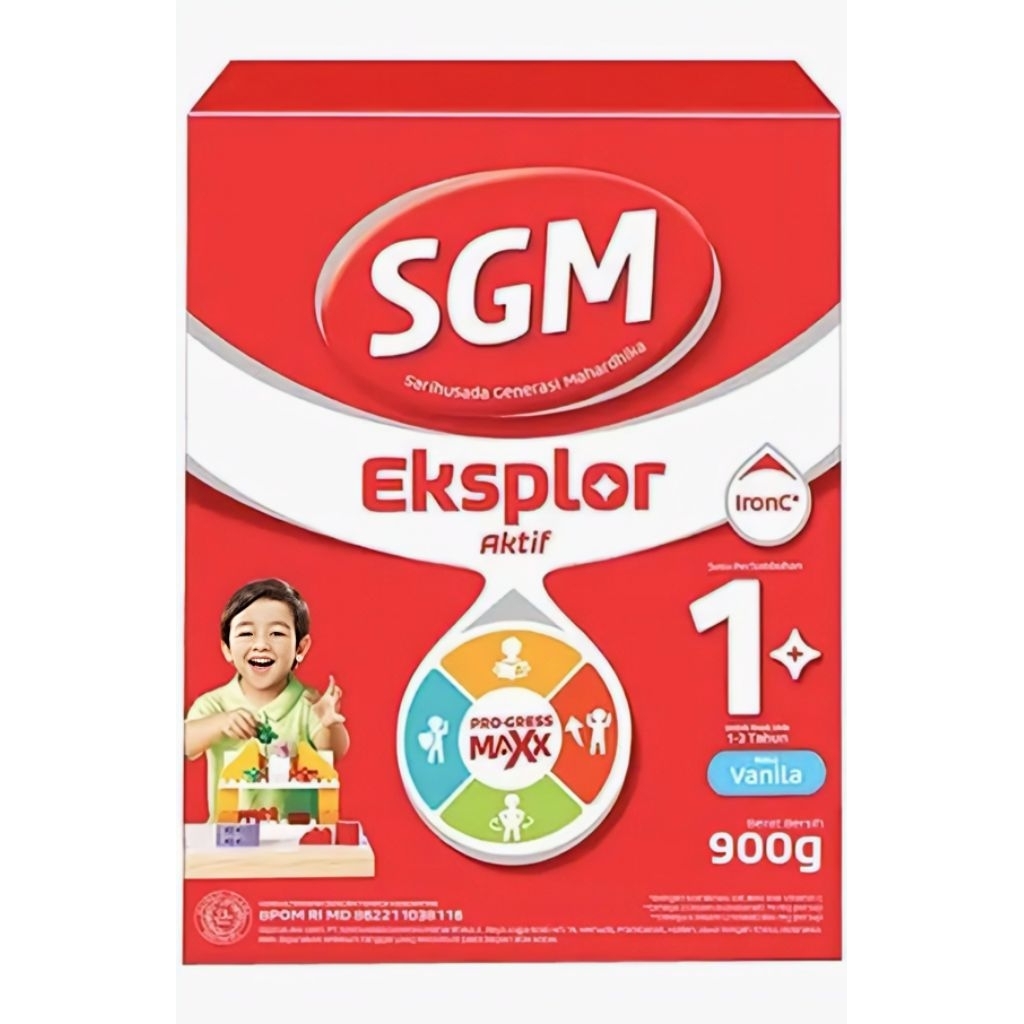 

Susu SGM Eksplor 1+ Vanilla 900gr
