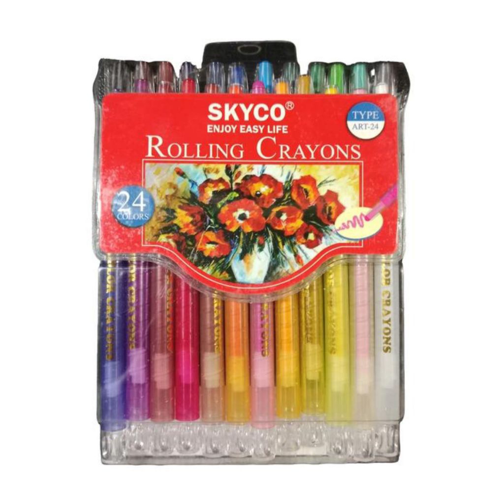 

Crayon SKYCO 24 warna TYPE ART-24 Warna