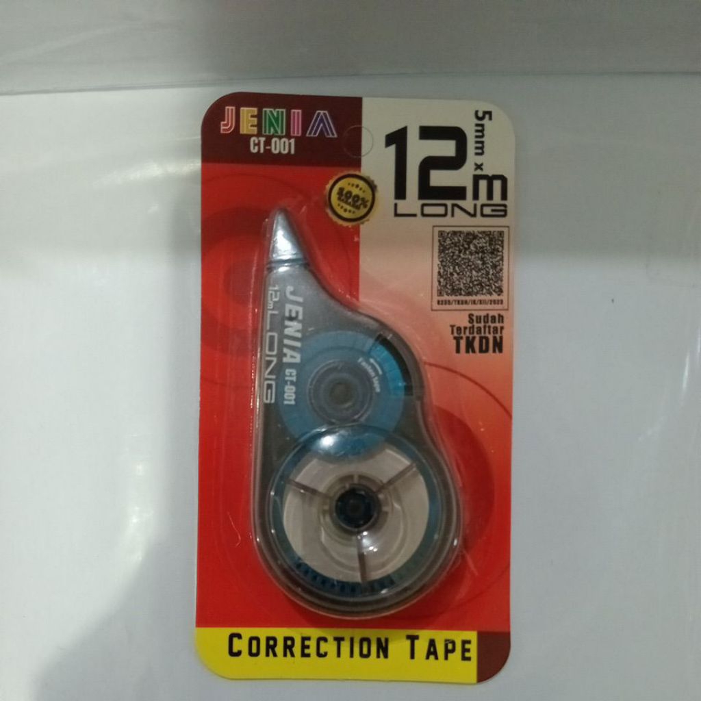 

Tipex kertas JENIA CT-001 5mm×12m / satuan