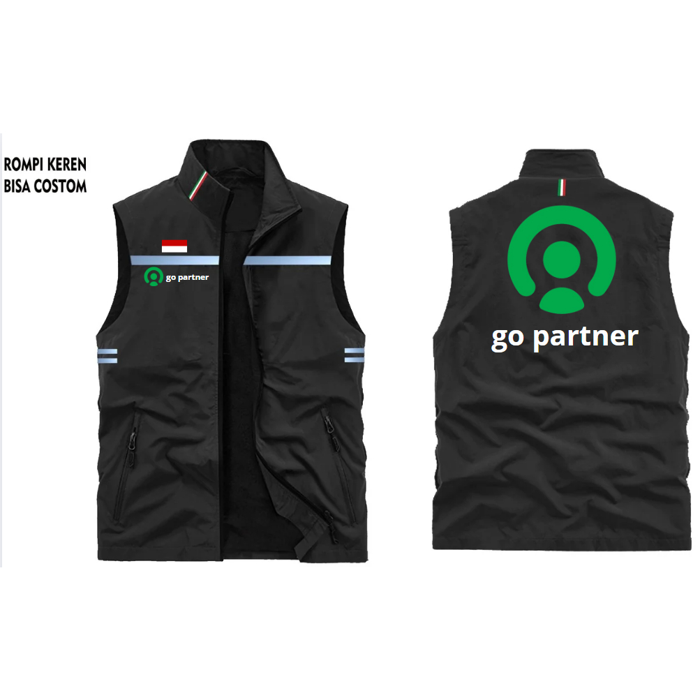 Rompi Go Partner | Rompi Ojol Gojek | Jaket Rompi Go Partner | Rompi Driver Ojol Gojek Go Partner | 