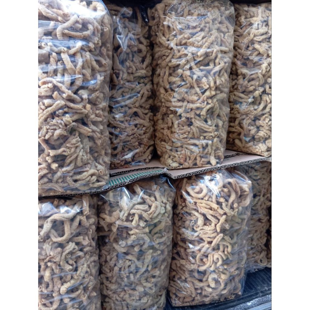 

keripik usus original 1 kg termurah gurih enak