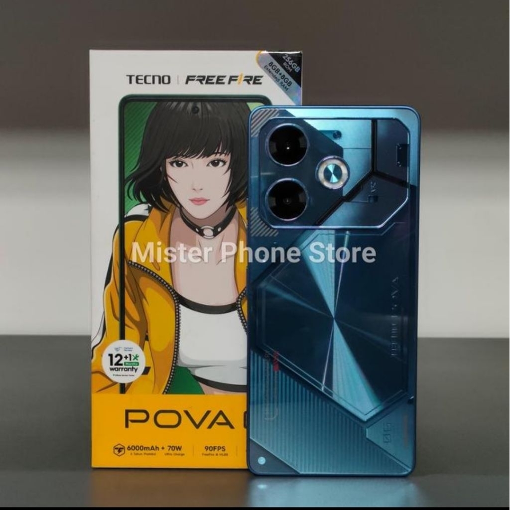Tecno Pova 6 8/256 | 12/256 GB Garansi Resmi Indonesia Second Bekas Original