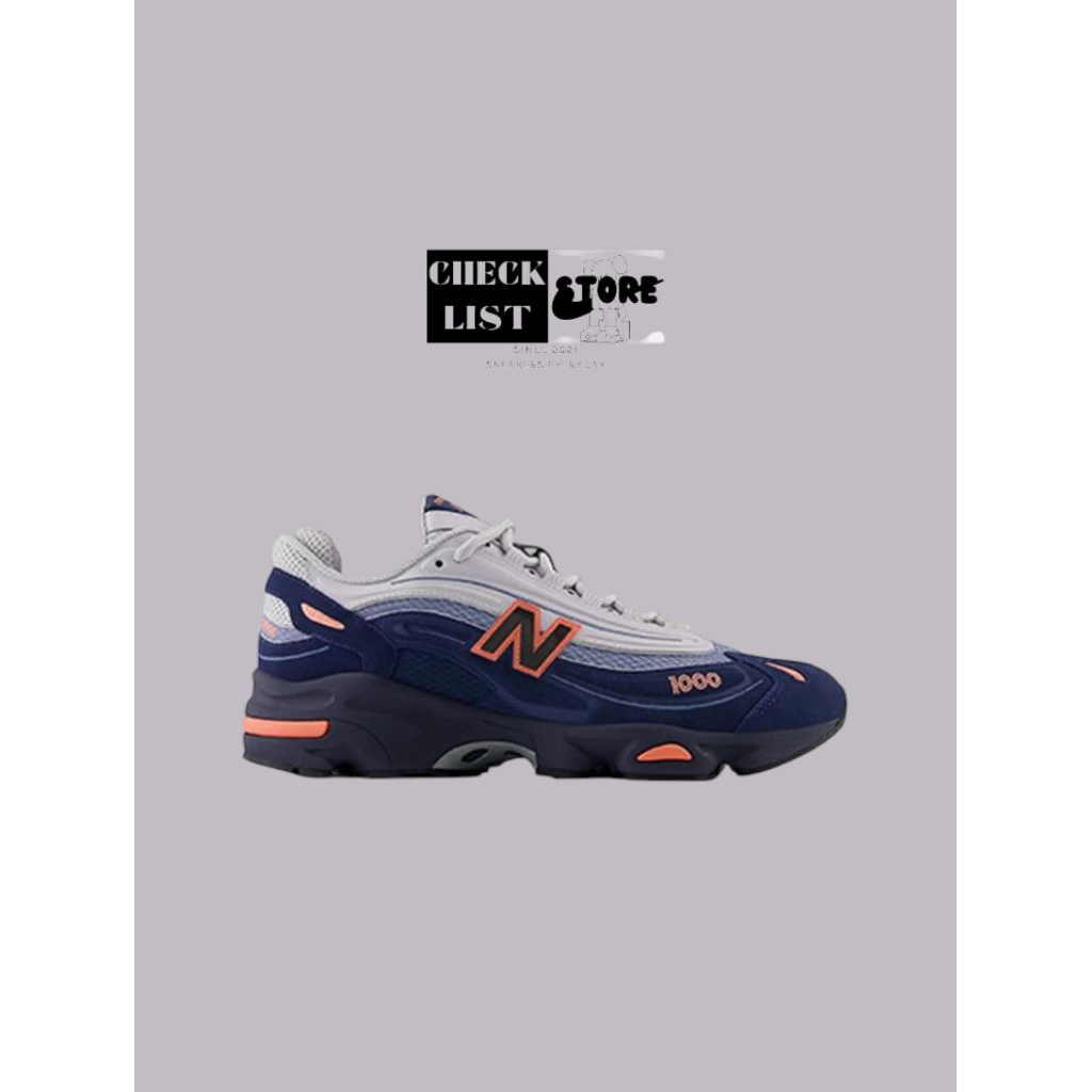 SEPATU NEW BALANCE 1000 SNEAKERS ORIGINAL 100% (MEN'S) M1000FLU NAVY