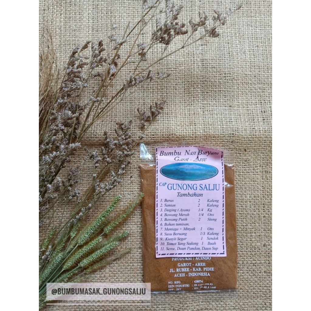 

BUMBU NASI BRIYANI UNTUK 2KALENG BERAS