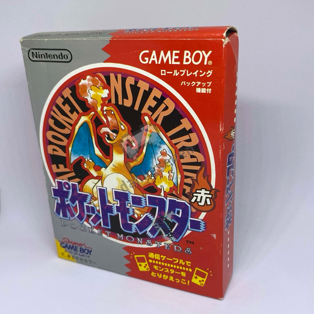 Kaset Gameboy Pokemon Red Original Japanese Version