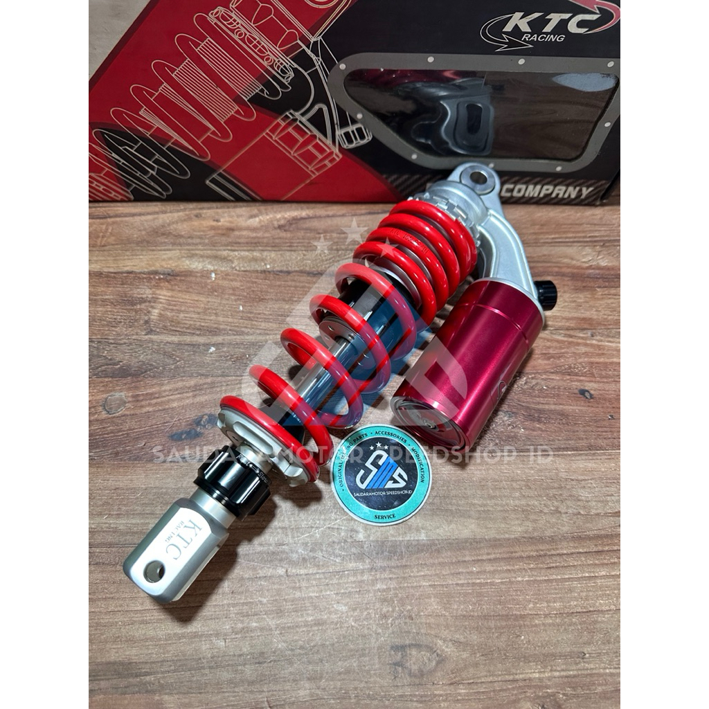 [KTC RACING] SINGLE SHOCK BREAKER/SOKBEKER BELAKANG KTC 9031F MATIC SIZE 300 MM PNP BEAT | SCOOPY | 