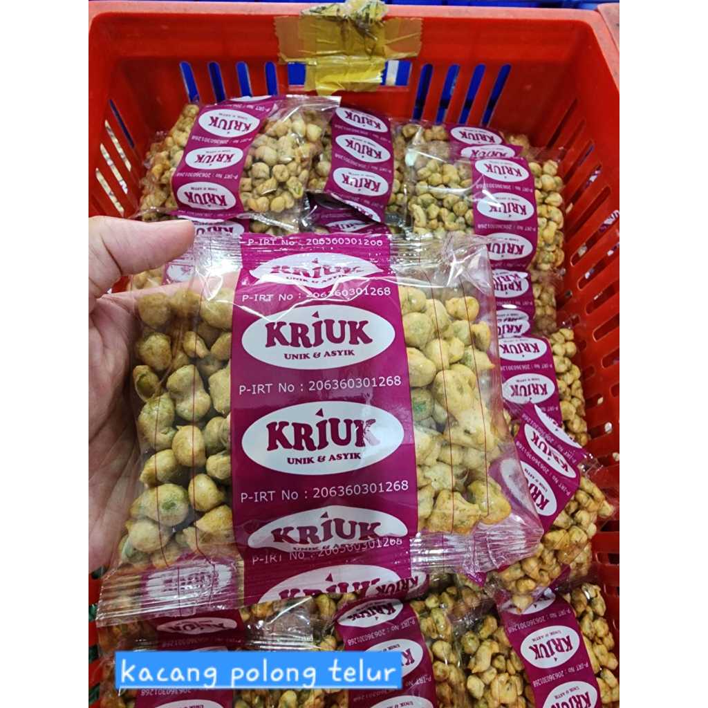 

Cemilan kue Snack Kriuk Kemasan