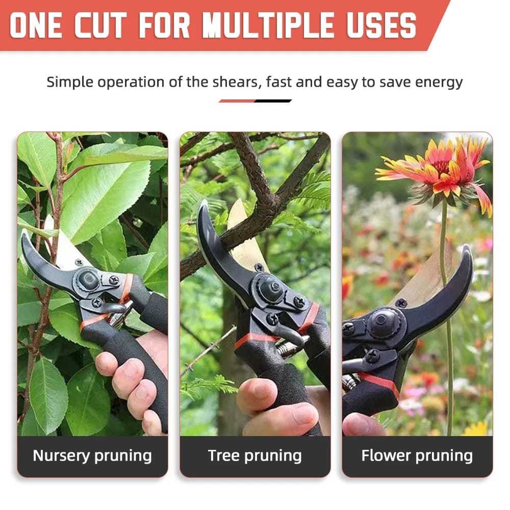 Gunting Dahan Ranting kopi Bunga Ranting Stek alat potong Tanaman bonsai -Stainless Steel Garden She