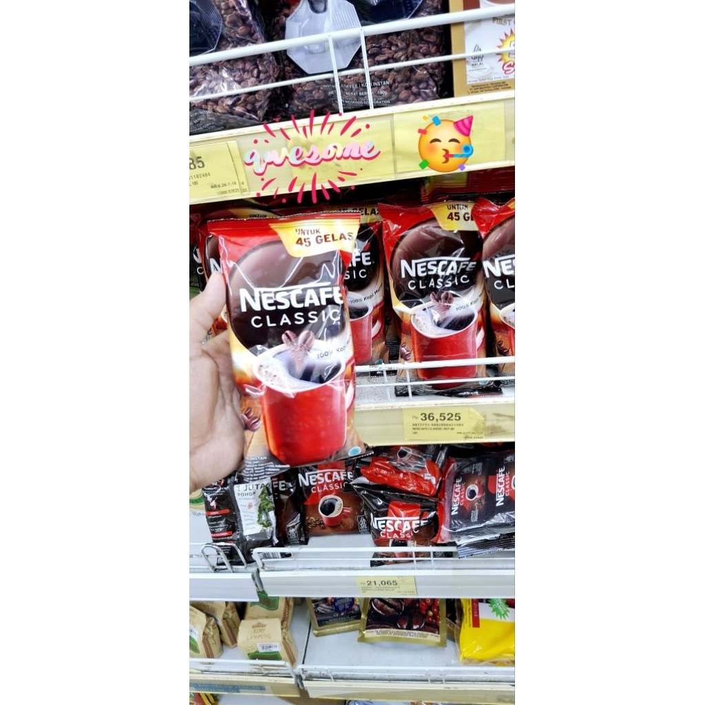

Nescafe Classic Kopi Lokal Premium 90gr