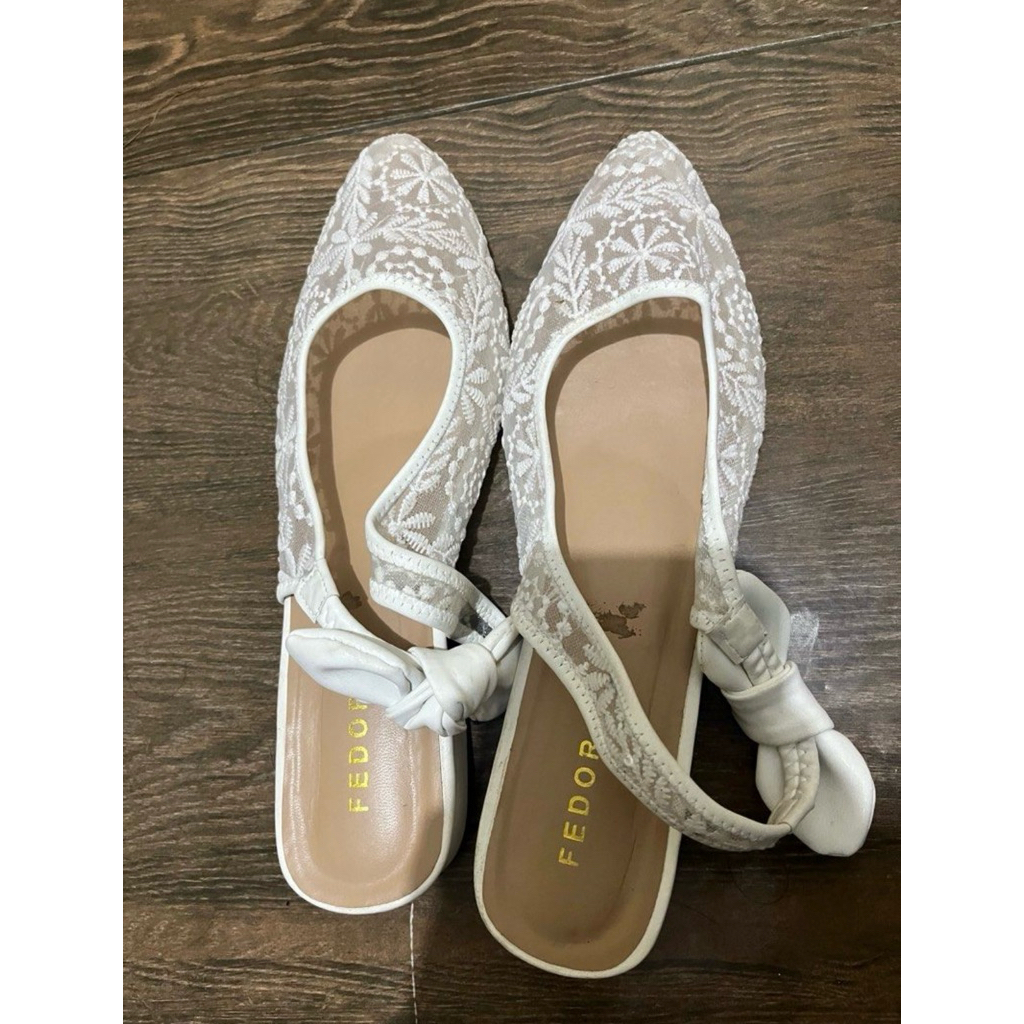 Flatshoes brokat fedora preloved