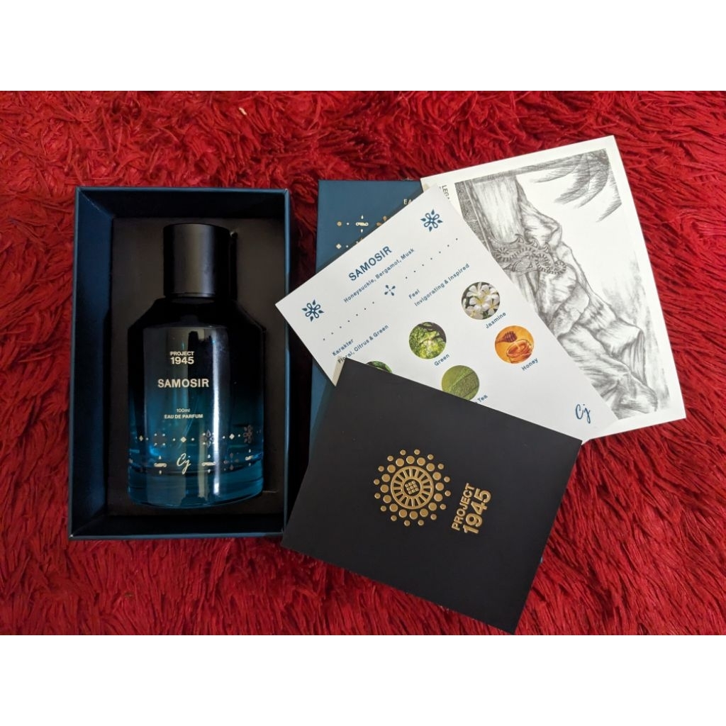 Preloved Parfum Dewdrop Songan + tester tobaco vanila Project 1945 Samosir