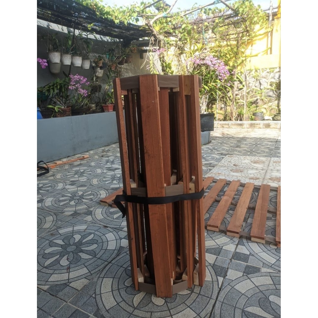 (Ready & Murah ) DIPAN TATAMI / FUTON  GULUNG KOREA / JEPANG  KAYU JATI ASLI.